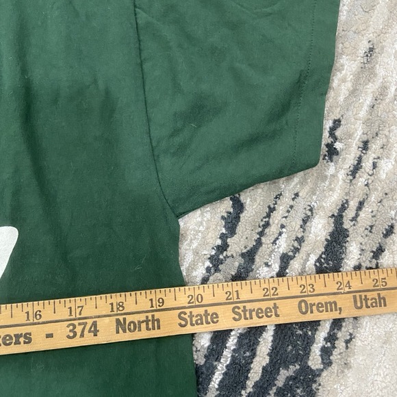 Vintage‎ 90s Russell Athletic Saint Margaret Mary Soccer #78 Green Made USA Sz M - Picture 4 of 5